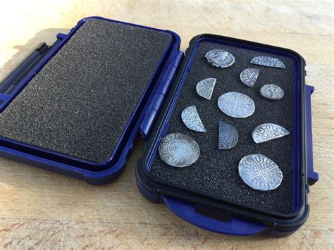 metal detecting finds box|metal detecting coin box.